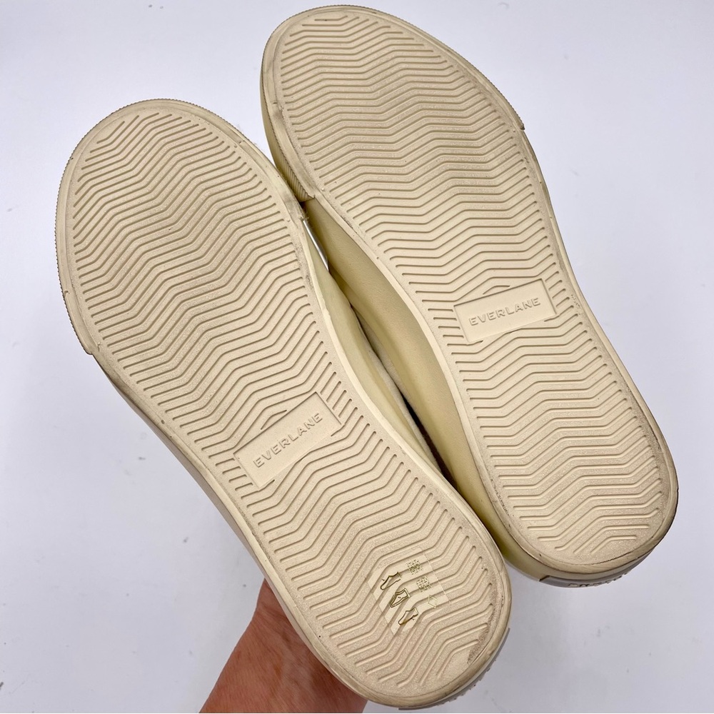 Everlane White Canvas Forever Slip On‎ Sneaker in Size 6.5 - Picture 9 of 10